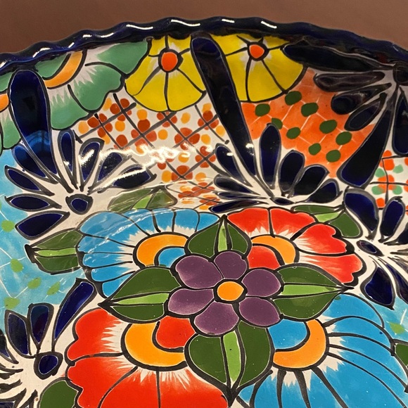 Handmade Mexican Ceramic Decorative Bowl - Picture 7 of 10
